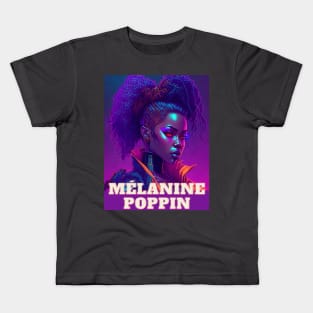 melanin poppin Kids T-Shirt